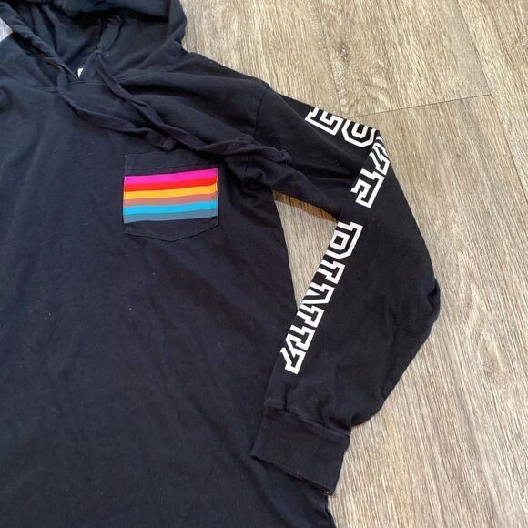 2-PINK Victoria Secret long sleeve hoodie size XS - Picture 2 of 3